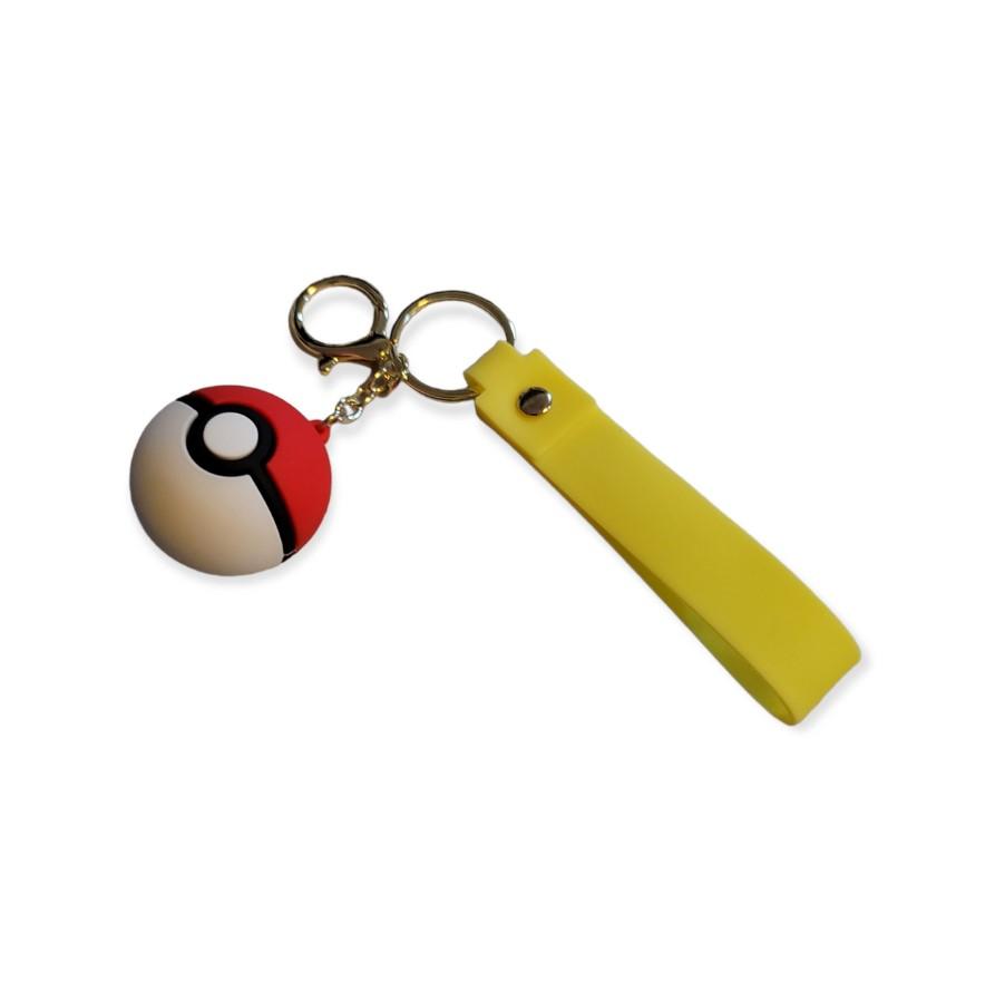 Keychain Pokeball Pokemon Pikachu Pokeball Children's Keychain for Backpack, Keys 4 Cm