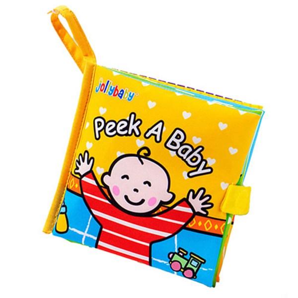 Jolly Baby Stoffbuch, koreanische Version, 2 Bände, koreanisches Kinderspielzeug