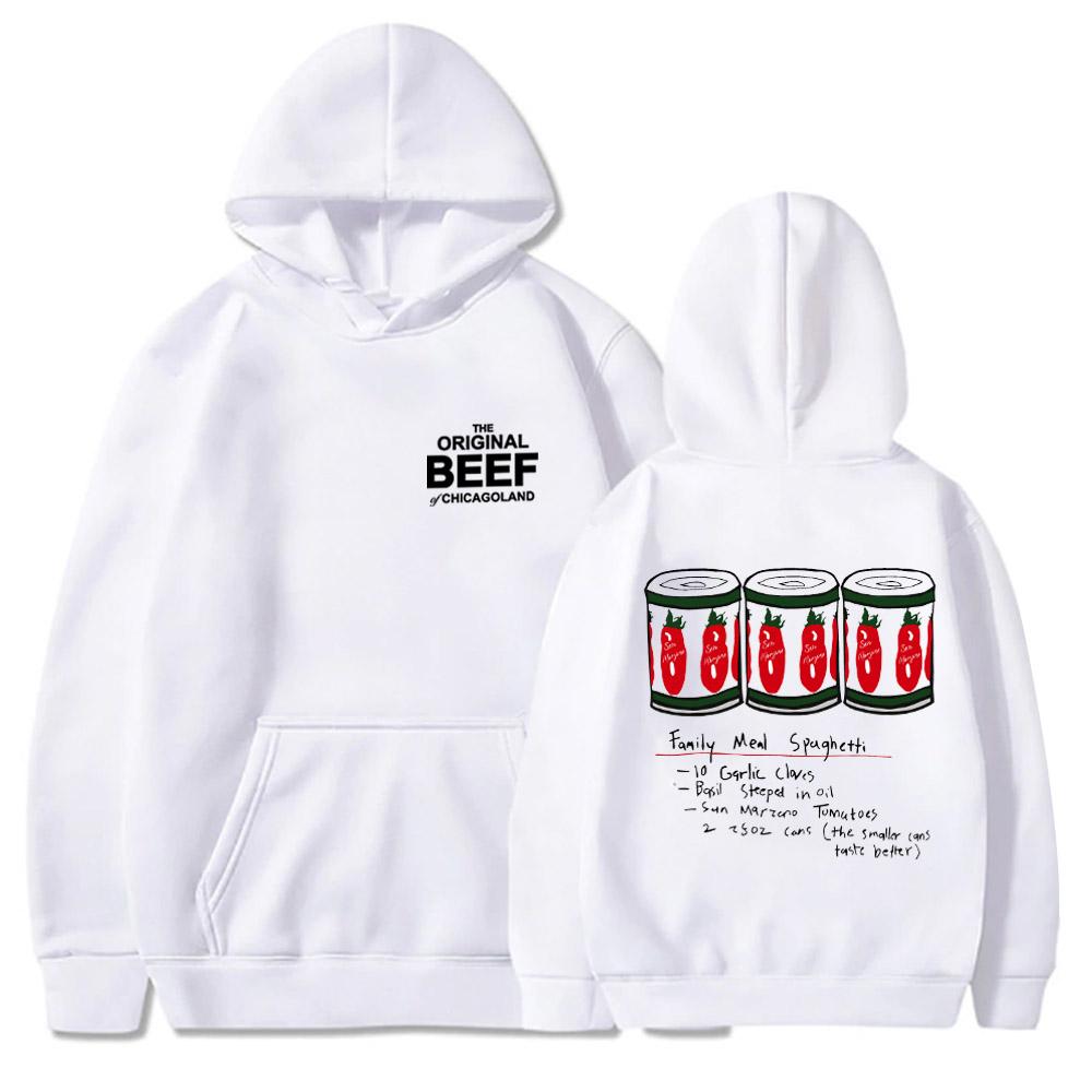 Mikina seriálu The Bear Mikina pro fanoušky Jeremyho Allena Rodinné jídlo Špagety Unisex Harajuku Mikiny