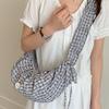 Koreanische Falten-Kordelzug-Umhängetaschen für Damen Große Kapazität Damen-Schultertasche Leichte Unifarbene Damen-Hobo-Taschen Tote