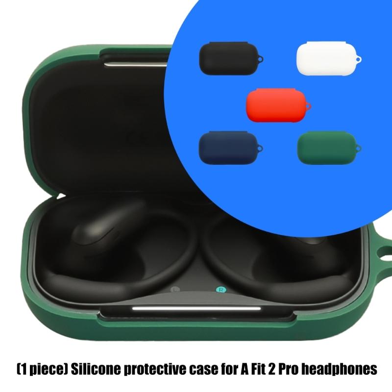 Soft Silicone Case Cover for AeroFit 2 Professional Earbuds Case Secure Grip Scratches Resistant Housing Skin
