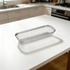 Vegetable Washing Basket MultiFunctional Stainless Steel Sink Strainer Space Saving