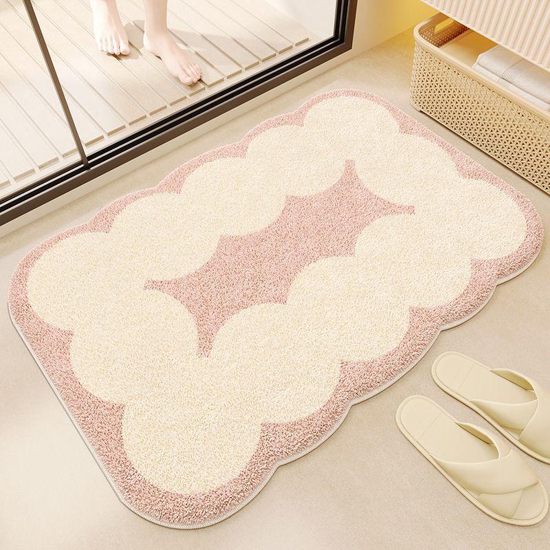 Dopamine bathroom door carpet floor mat toilet toilet water absorption non-slip dust removal foot pad imitation cashmere
