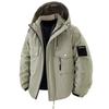 Lässige Herren Baumwolljacke Einfarbig Locker Winter Täglich Warm