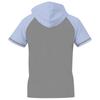 Men's Straight Shoulder Short-sleeved Hoodie T-shirt Sweatshirt