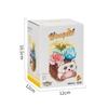DIY Succulents Series Animal Potted brickheadz Assembled Building Blocks Small Particles Girl Toy Flower Toys for Children Gifts