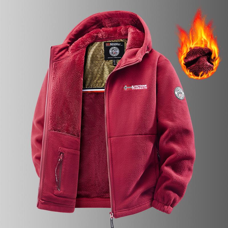 Men's Autumn  Winter Outdoor Hooded Jacket Daily Wear At Home, Travel, Parties Outdoor Fashion Versatile, Enhances Temperament Streetwear Travel Wear.