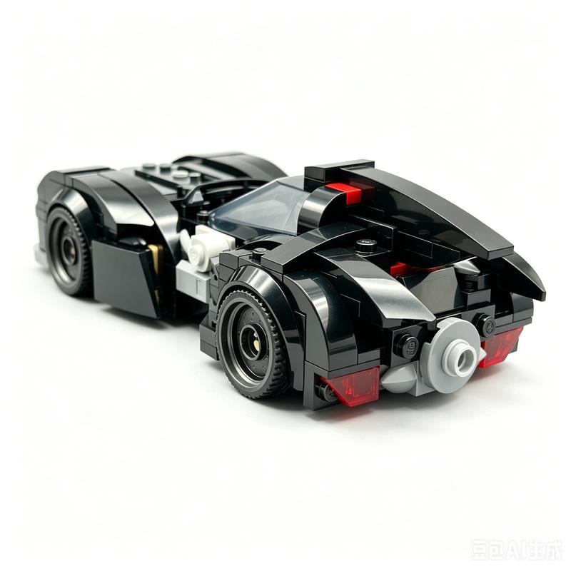 244PCS Modified Batmobile Vehicle MOC Model Car Building Blocks Custom Puzzle DIY Assembly Educational Birthday