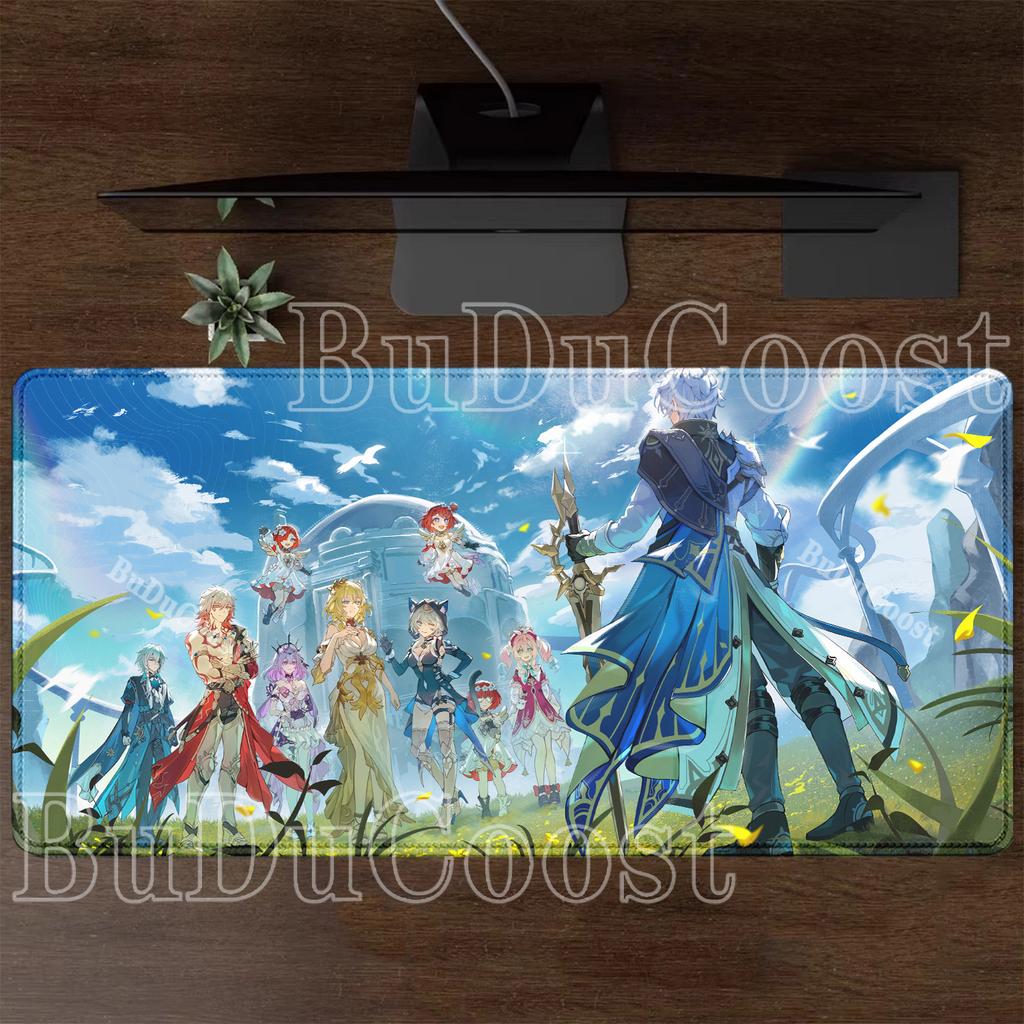PC Gaming Mousepad HSR Phainon Honkai Star Rail HD Printing Computer Mouse Pad Office Accessorie Larger Keyboard Rubber Desk Mat