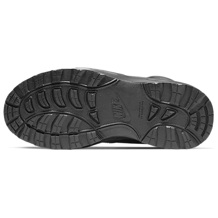 Nike Manoa Leather GS Triple Black Black Casual Outdoor Boots BQ5372-001