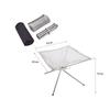 Portable Fire Pit For Camping Collapsing Disassemble Stainless Steel Mesh Outdoor Campfire Fire Rack For BBQ Picnic Heating