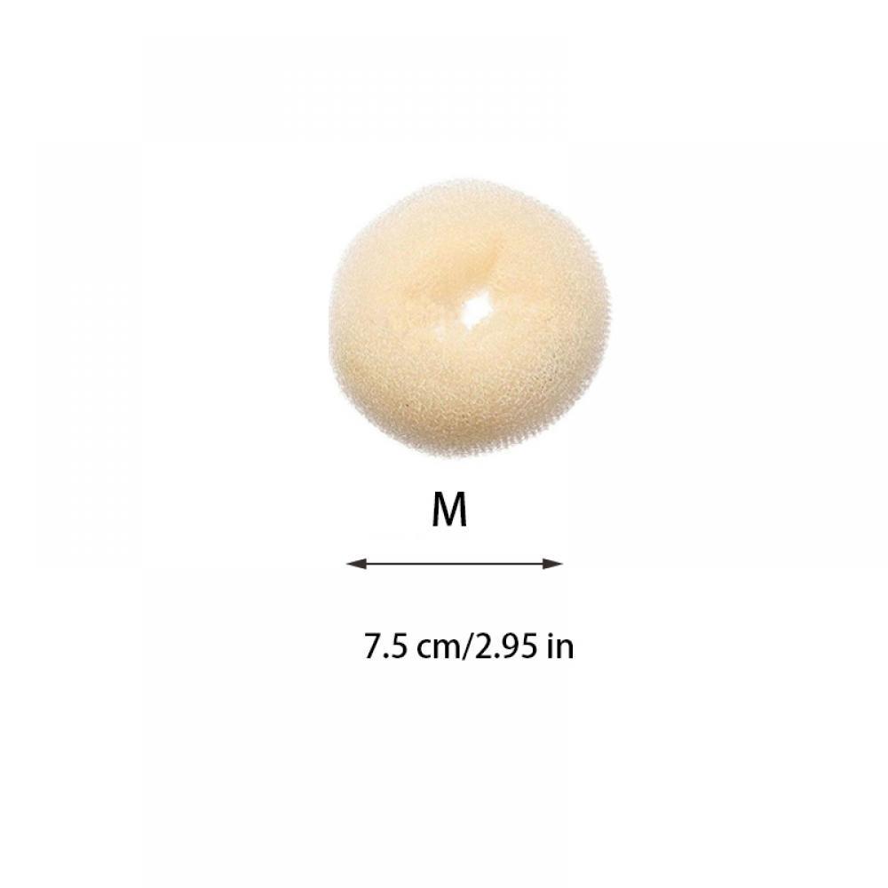 Plate Hair Donut Hair Bun Maker Roller DIY Magic Elastic Foam Sponge Hair Styling Tools Princess Hair Accessories S/M/L