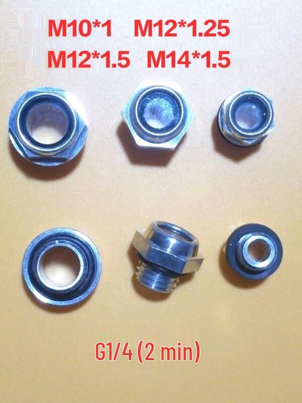 Hexagonal Aluminum Alloy Reducer Oil Level Sight Glass