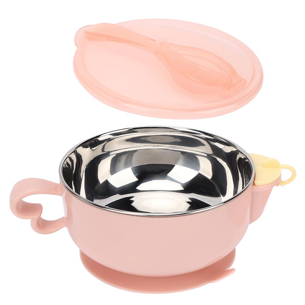 Children Feeding Tableware Water Injection Heat Preservation Bowl Sucker Bowl