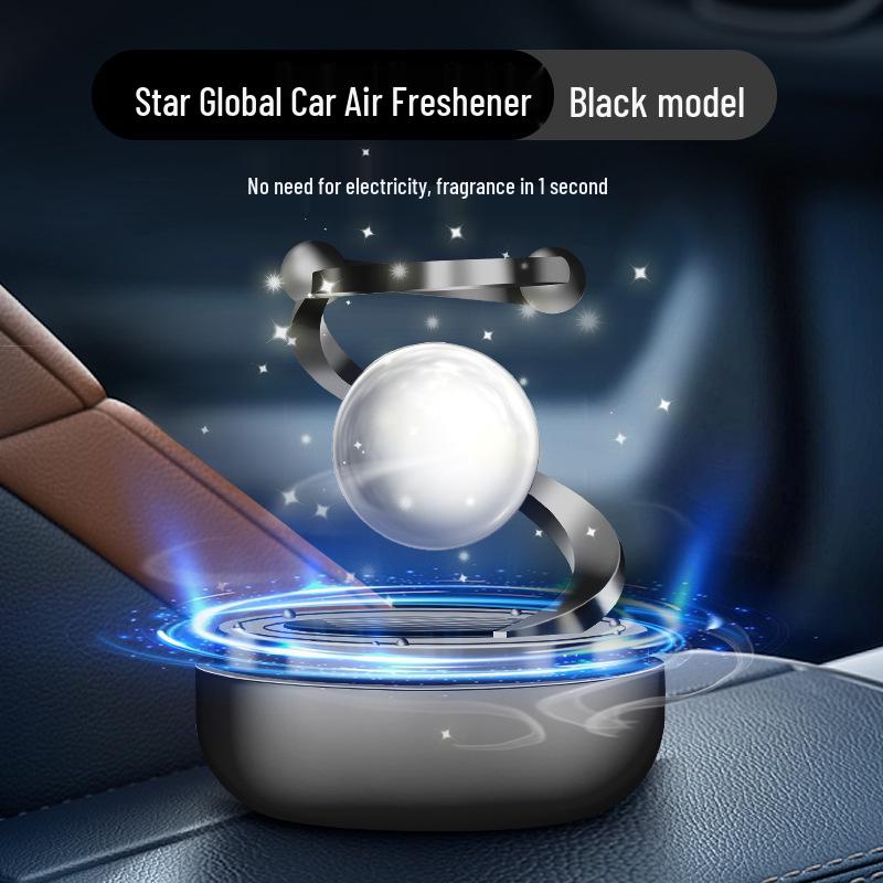 Solar Car Perfume Ornament: Long-lasting High-end Aromatherapy for Men's Center Console