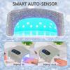 Rechargeable UV LED Nail Lamp 72W Wireless Nail Dryer with Crystals Professional UV Cabin for Gel Nails Dryer Manicure Lamp