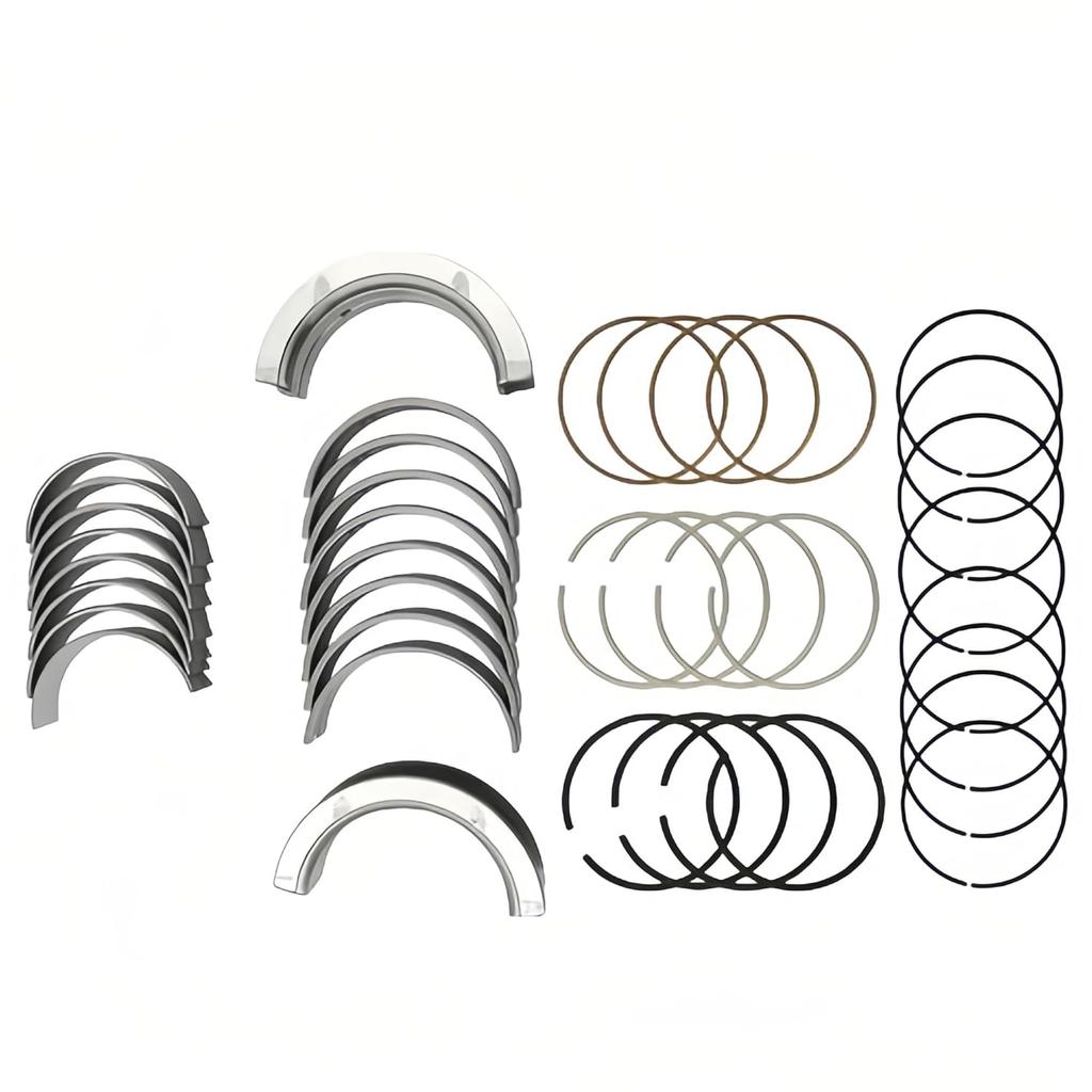 STD Piston Rings & Main Rod Bearing Set Fits for Buick Chevy Cruze Encore 1.4 L DOHC 2011-2015, Replaces 55568531, 25195065