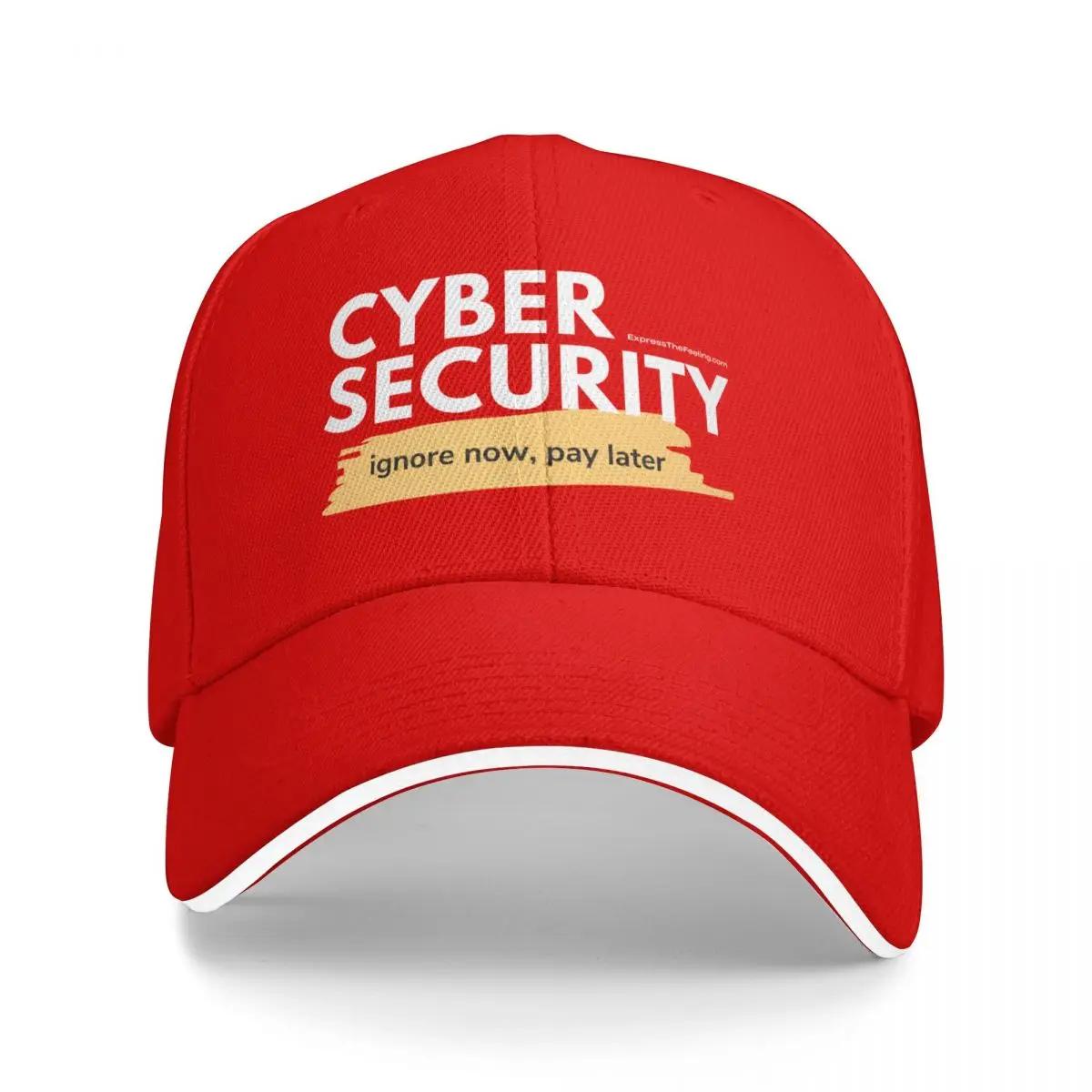 Cyber Security Ignore now pay later Baseball Cap Sports Cap Hat Baseball Cap Womens Hats Unisexs