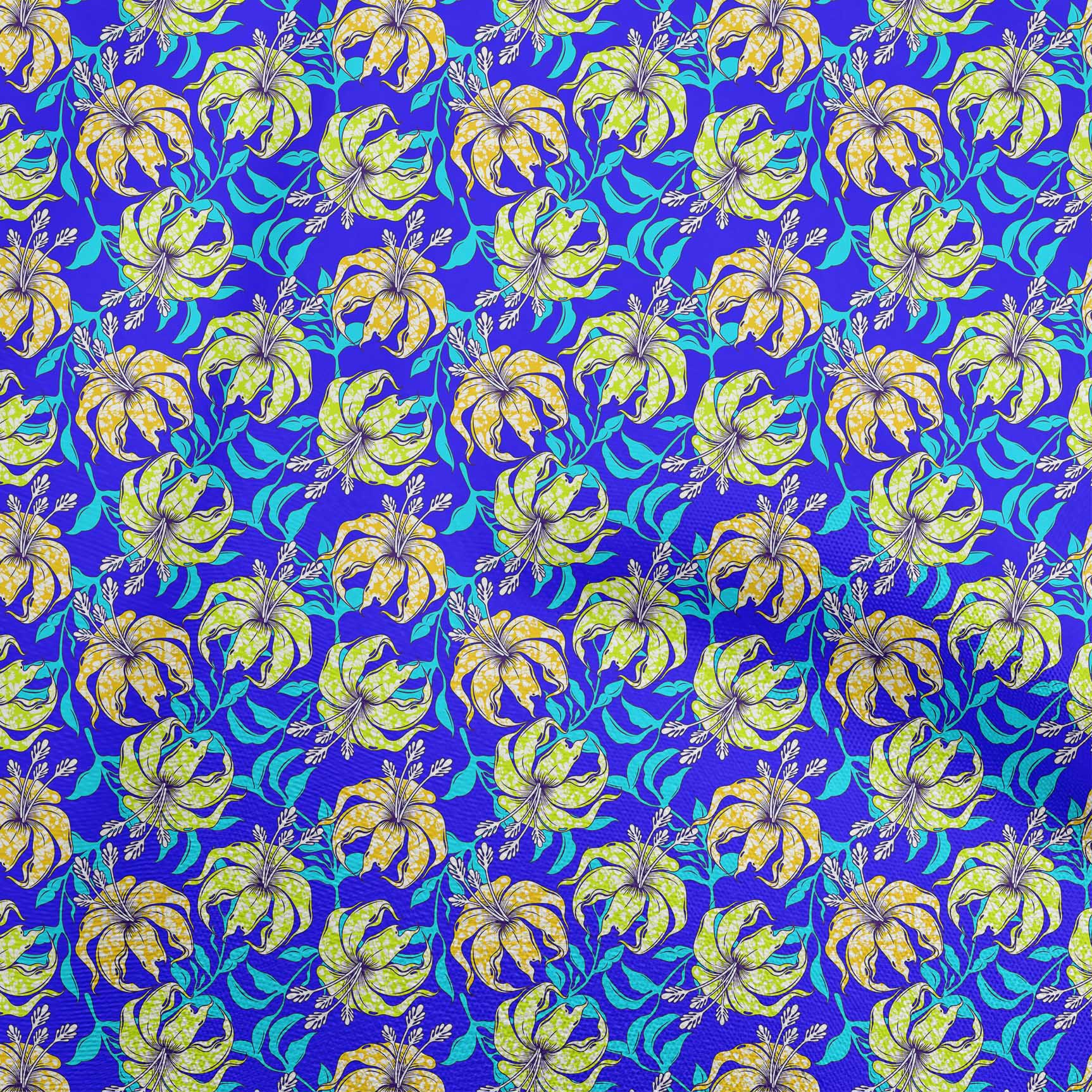 

oneOone Cotton Poplin Fuschia Pink Fabric Tropical Floral Dress Material Fabric Print Fabric By The Yard 42 Inch 42 Inch Wide - Viscose Chiffon жовтий