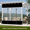 Transparent PVC Rainproof Tarpaulin Curtain - Outdoor Thickened Waterproof Canopy