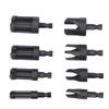8 Stück Holzlochbohrer Kohlenstoffstahl Sechskantschaft Gerader und Konischer Zapfenschneider-Satz 14in