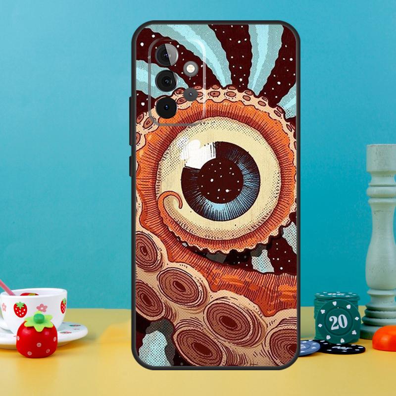 Hände mit Augen Hülle Für Samsung Galaxy A25 A54 A34 A14 A52 A32 A12 A13 A33 A53 A15 A16 A36 A56 A26 A05 A35 A55