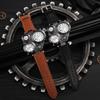 Luxury Large Dial Men Sports Watches Casual Leather Strap Quartz Wristwatches for Men Clock Reloj Hombre