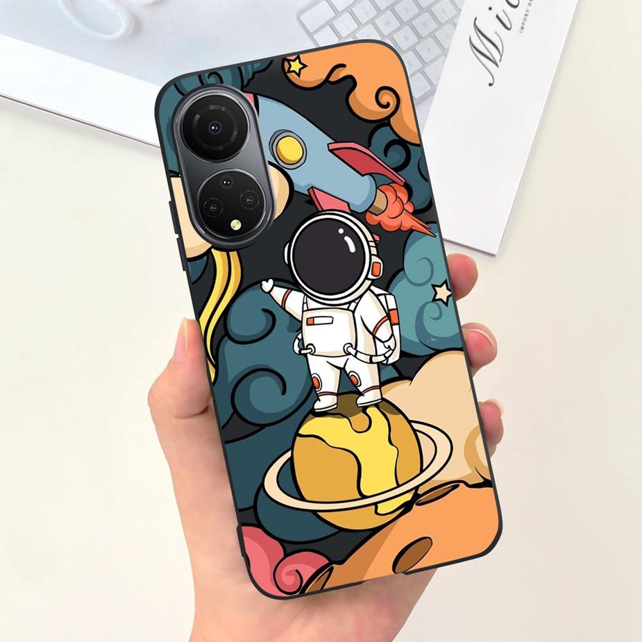 For Honor X7 X7a X7b Case Cute Astronsauts Cartoon Cover Soft TPU Phone Case For Honor X7a X 7 b HonorX7 HonorX7a HonorX7b Shell