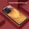 Golden Phoenix Purple For Xiaomi Redmi 13C Note13 12 Pro Plus 5G Note 9 13T Pro POCO X6 F5 F6 Black Tempered Glass Phone Case