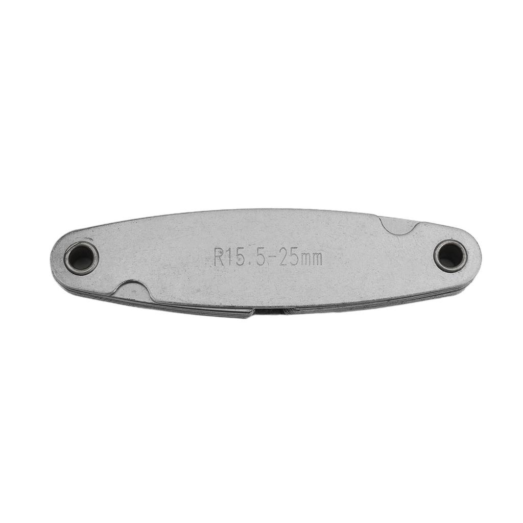 Measuring Radius Template R Gauge R1-6.5 7-14.5 15-25 26-80 Radius Gage Plate Fillet Gaug External Internal Measuring Tool