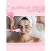 1pcs Pink Heart Shaped Facial Mask Mixing Bowl Set, Facial Mask Bowl with Mixing Stick Plastic DIY Skin Care Mixing Tool Set, Women's Spa Beauty Tool