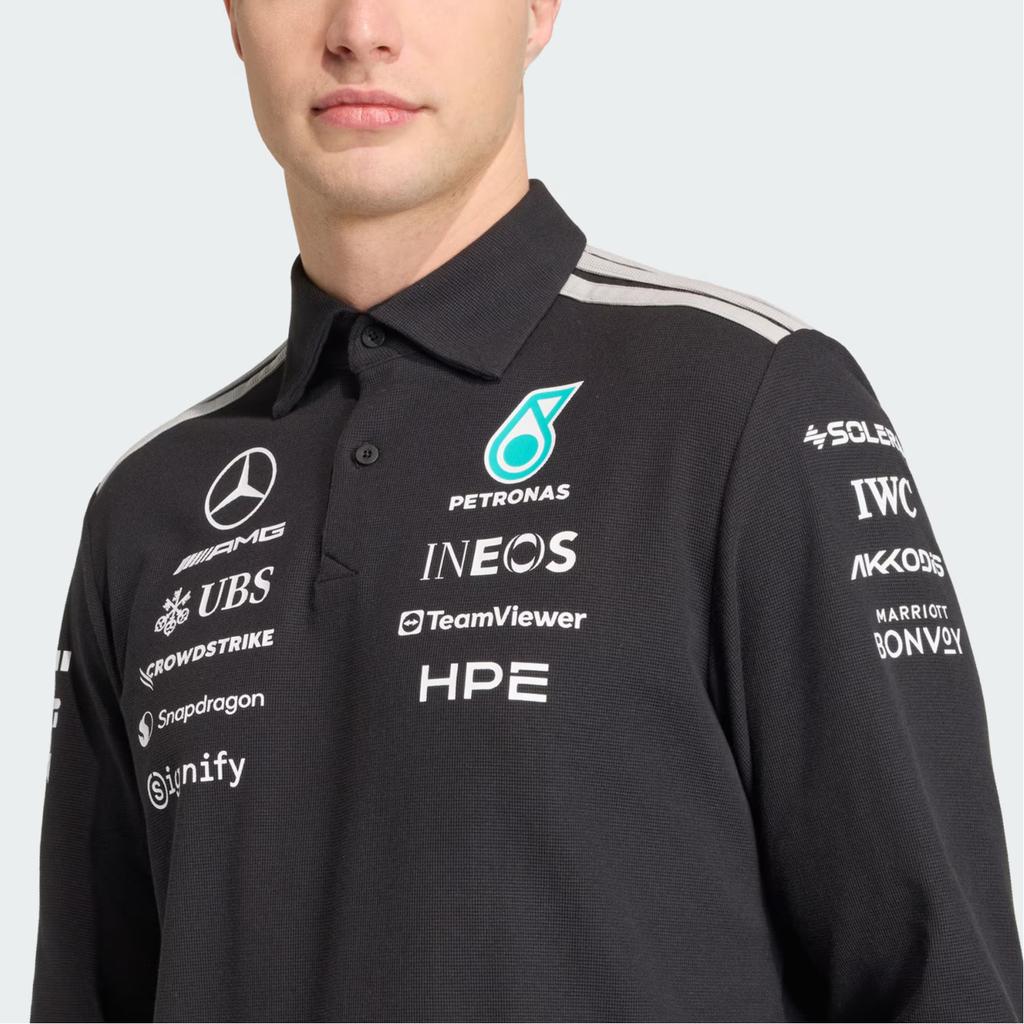 Adidas Mercedes - Amg Formula One Team Engineer Training Polo Shirt Men tops KE5514
