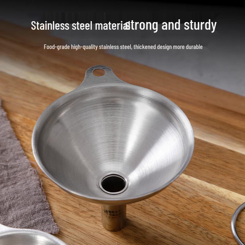 Stainless Steel Kitchen Funnel & Wine Dispenser Set