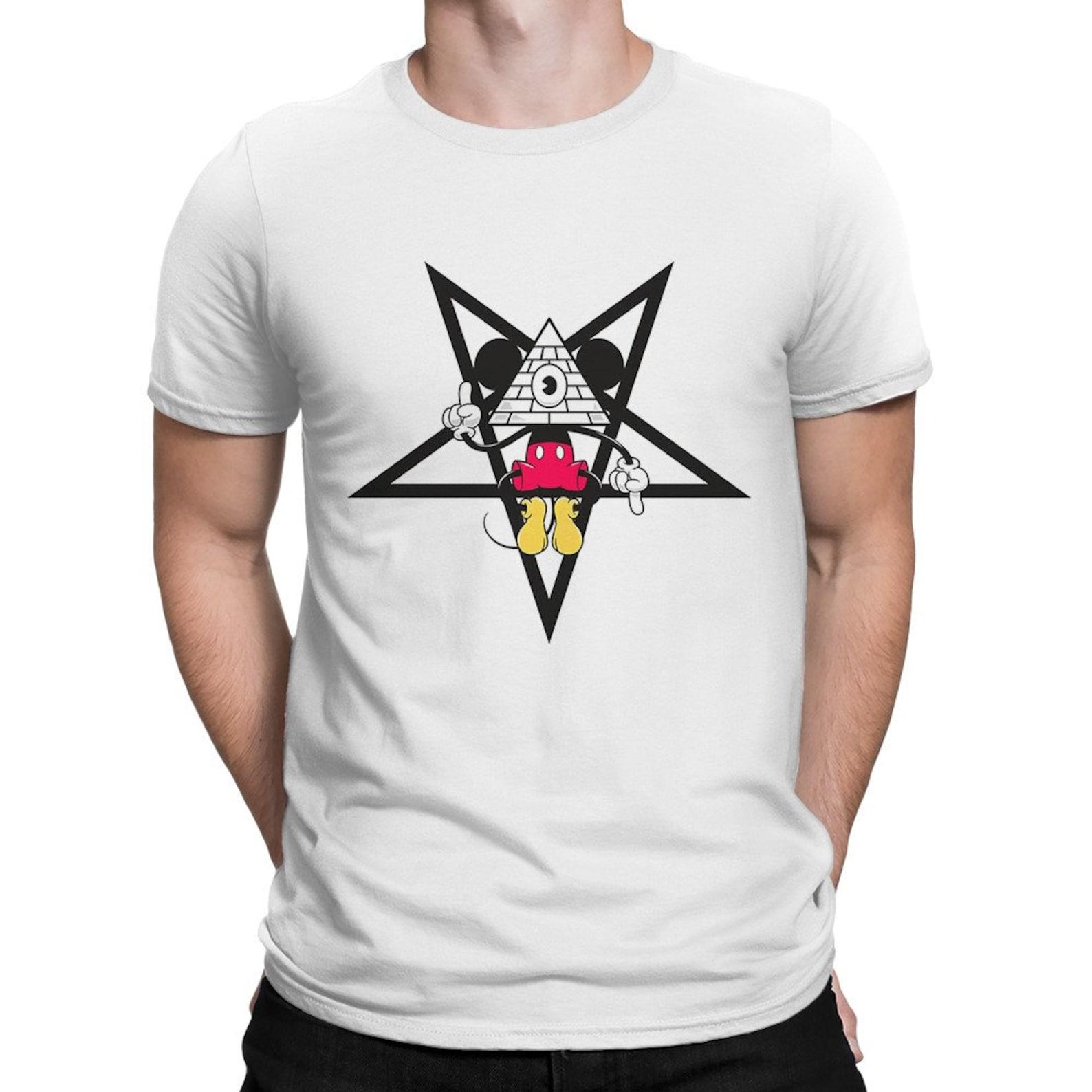 Mickey Illuminati T-Shirt, Men s Women s Sizes (met-242) 4XL