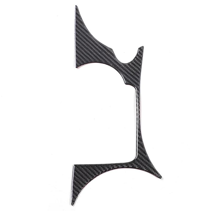 Carbon Fiber for Nissan 370Z Z34 2009-UP Center Console Water Cup Panel Trim Cover Car Interior Accessories Decorative Stickers