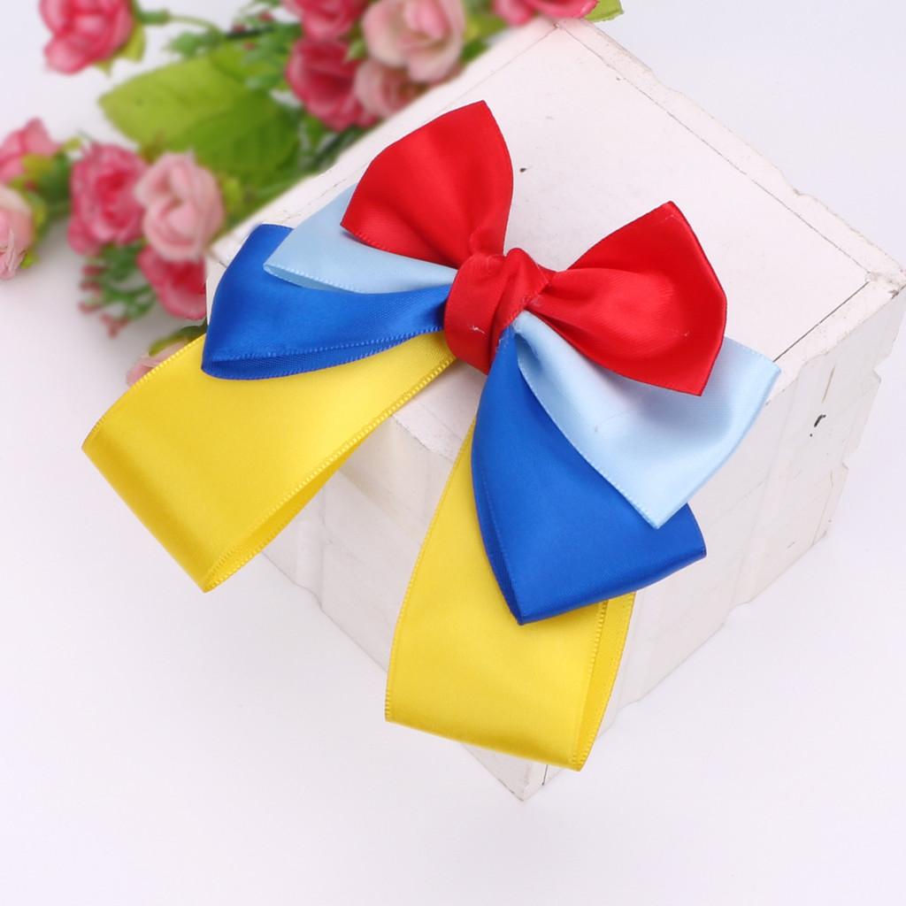 

Adorable Kids Snow White Princess Hair Accessory With Elegant Bow Design Simple Clip