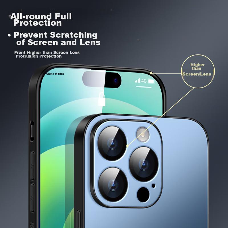 IPhone 12 Pro Case, AG Frosted Full Protection Cover for Apple IPhone 12 Pro, Real Machine Feel, Simple Business Style, Shockproof,, Graphite Black