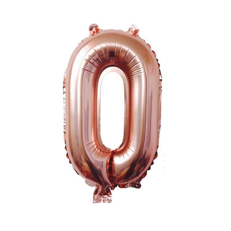 32-Inch Gradient Color Aluminum Foil Number Balloons - US Version