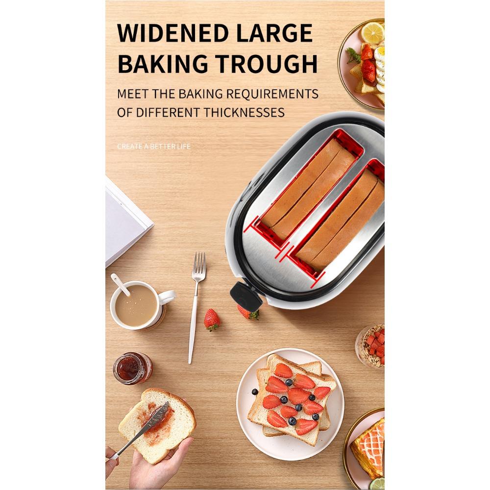 Household Bread Machine Toaster Bread Machine Breakfast Machine Black Automatic Export Toaster