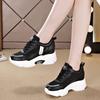 Inner Heightening Women's Shoes Spring and Summer Casual Shoes Platform Wedge Heel Dad Shoes Women, Sports Shoes, Single Shoes