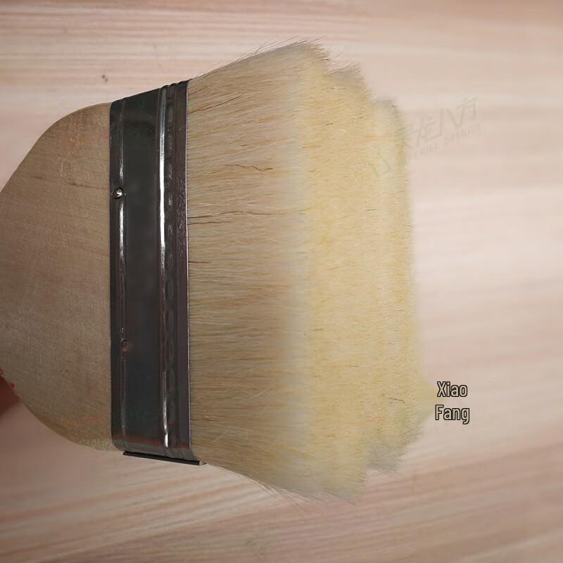 Linglong Bafang Multi-Purpose Flat Wool Brushes with Wooden Handle