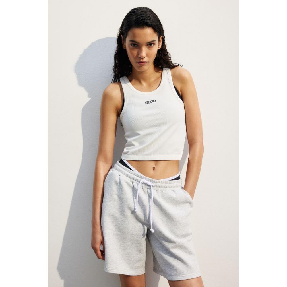 

HM Sports Sweat Shorts Светло-серый меланж