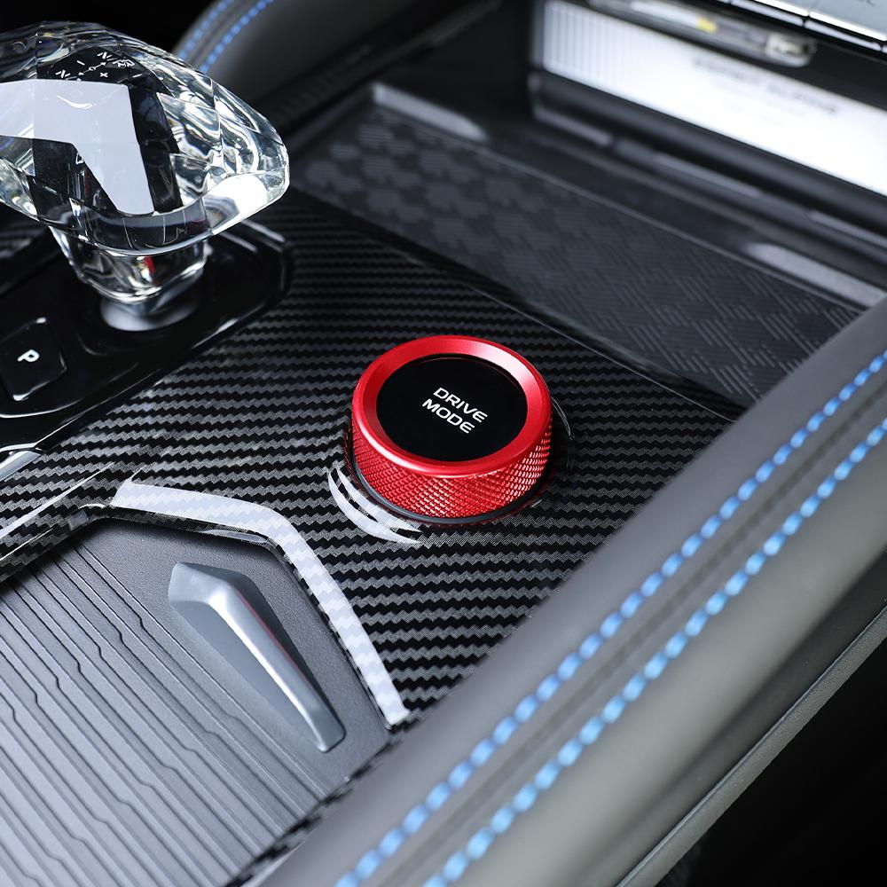 2PCS Aluminum Alloy Central Console Knob Cover Rearview Mirror Knob Trim For Renault Grand Koleos 2024-2026 Car Supplies