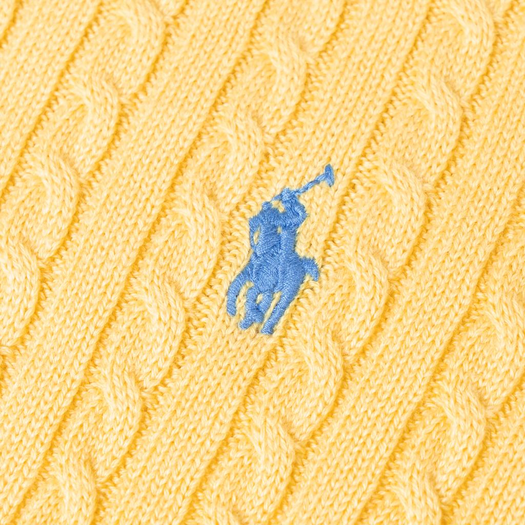 Polo Ralph Lauren Solid Cable Knit Sweater Kids sweater Yellow CWPOSWEG6820241-700