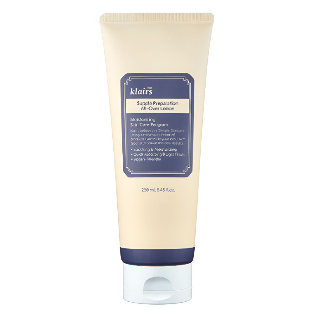 Klairs Supple Preparation All-Over Lotion Hydrating Face & Body Moisturizing Lotion 250ml