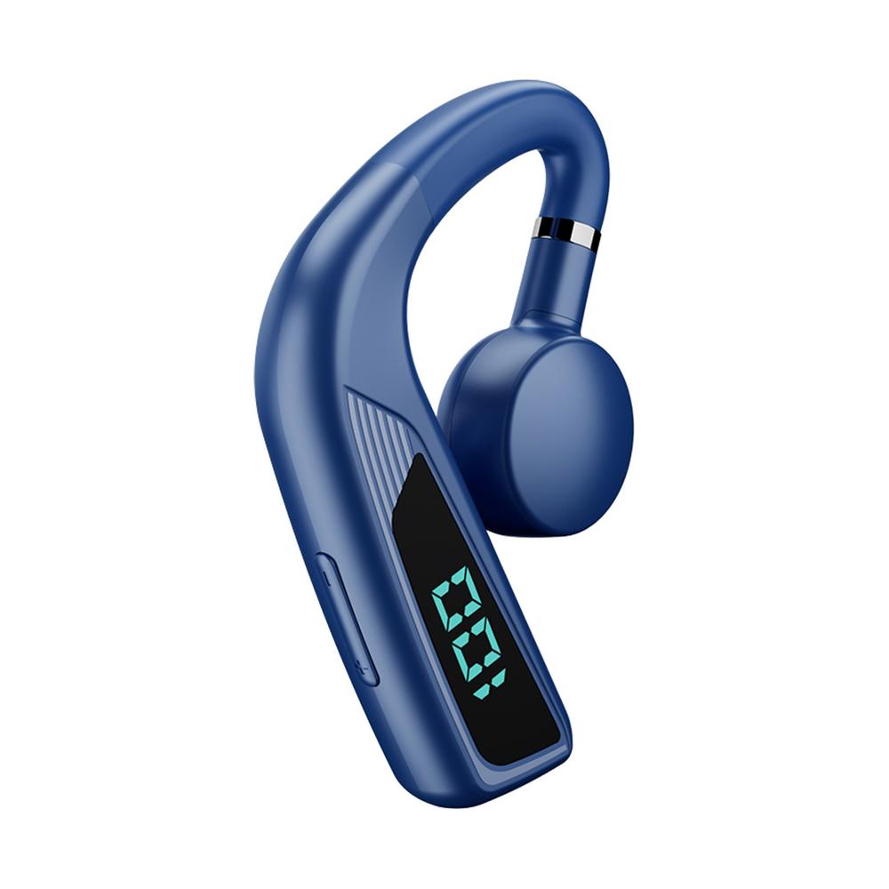 V18 Bone Conduction Headphones Bluetooth5.0 Earbuds With Earhooks With LED Digital Display Business Wireless Earphone For Phones