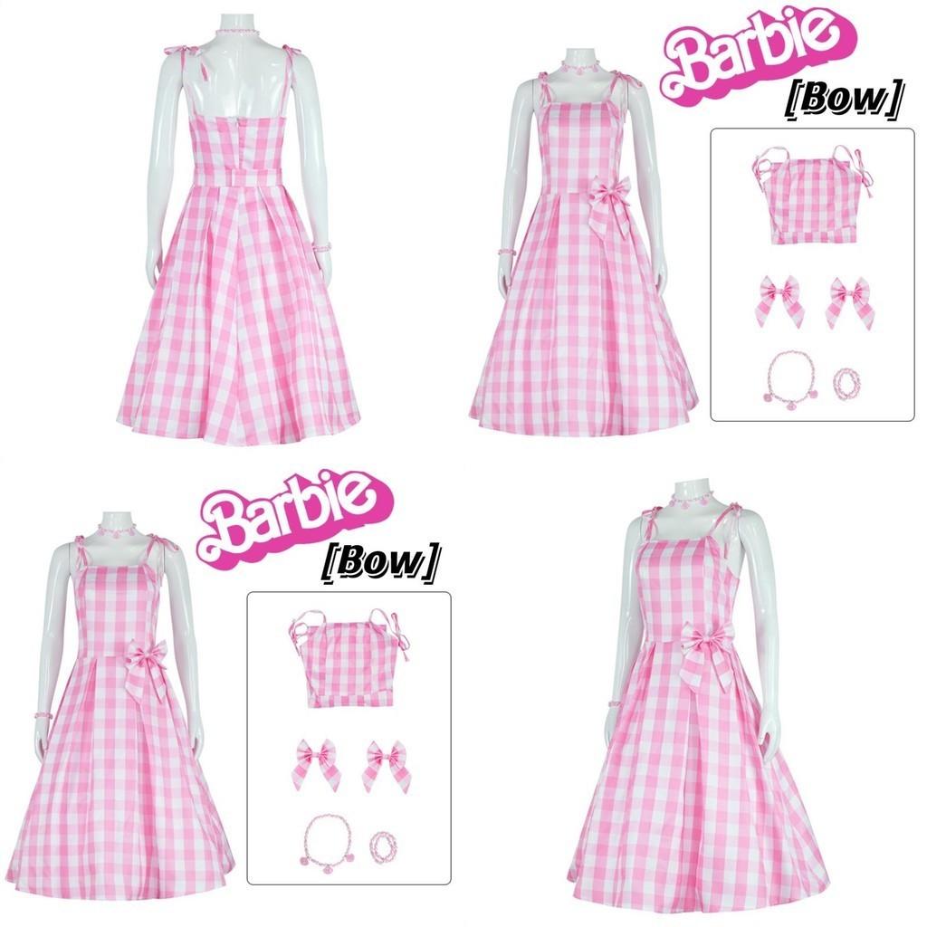 2023 Summer Season Barbie Cosplay Dress With Tight Polyester Fabric