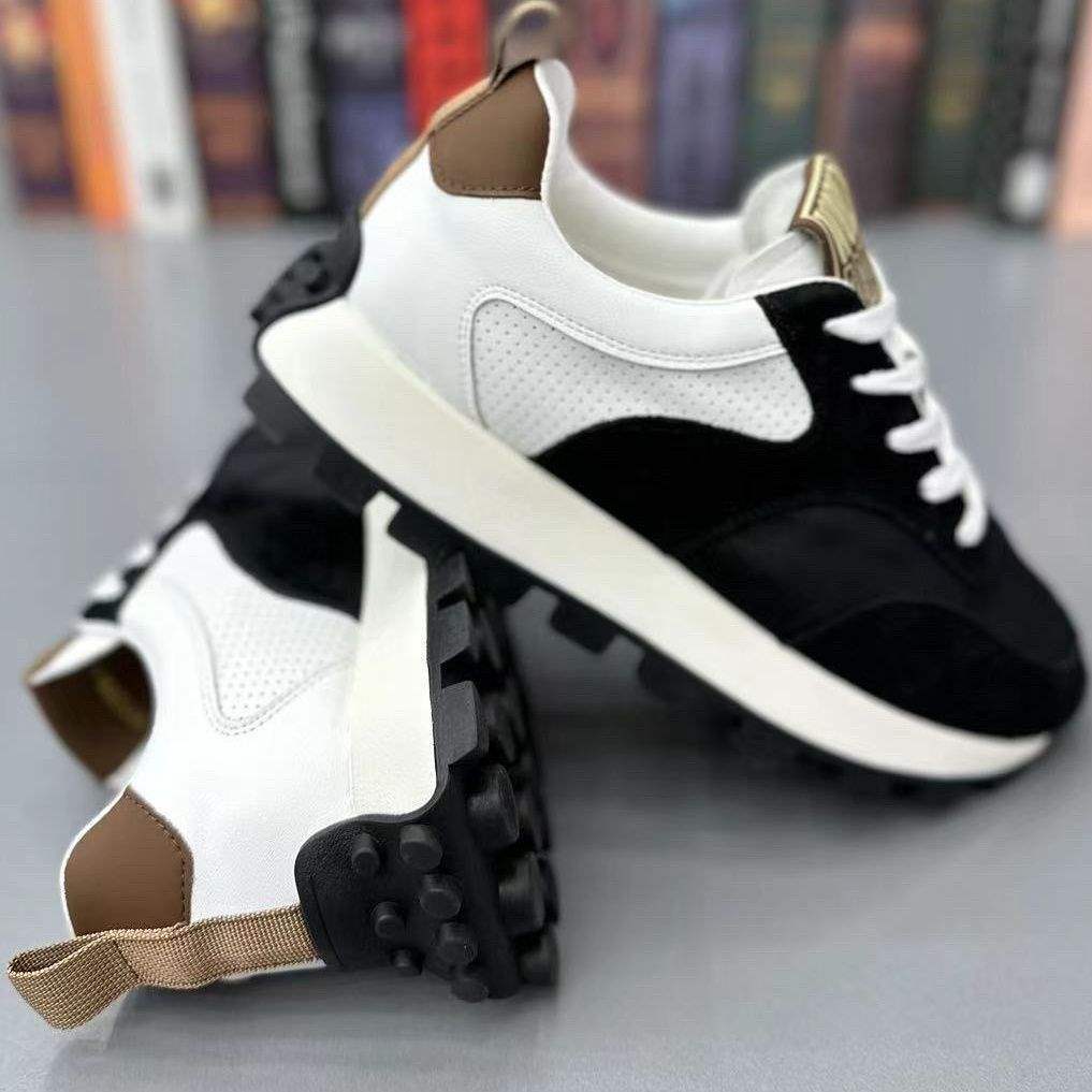 Men's shoes 2025 autumn new fashion versatile trend niche non-slip dad soft-soled youth sports and leisure shoes