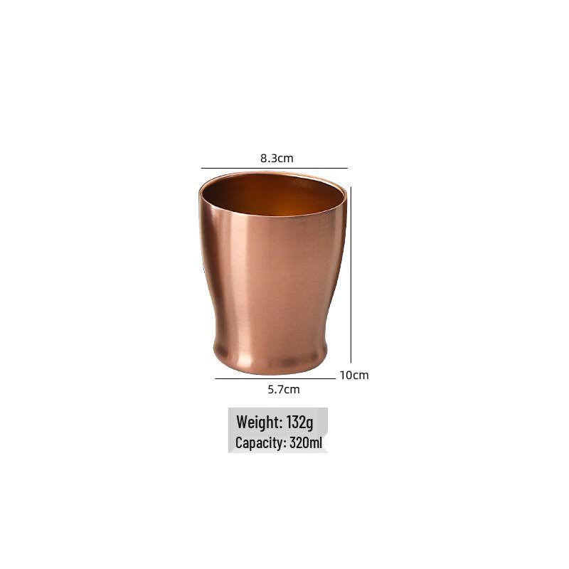 Utoo Double-Layer Stemmed Beer Mug
