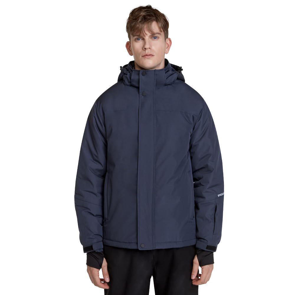 

Tesla Detachable Hooded Ski Jacket and for and Activewear Men s (Windproof, Waterproof, Warm) Snowboarding, Sports, (YKJ60-JPCHC_XL)